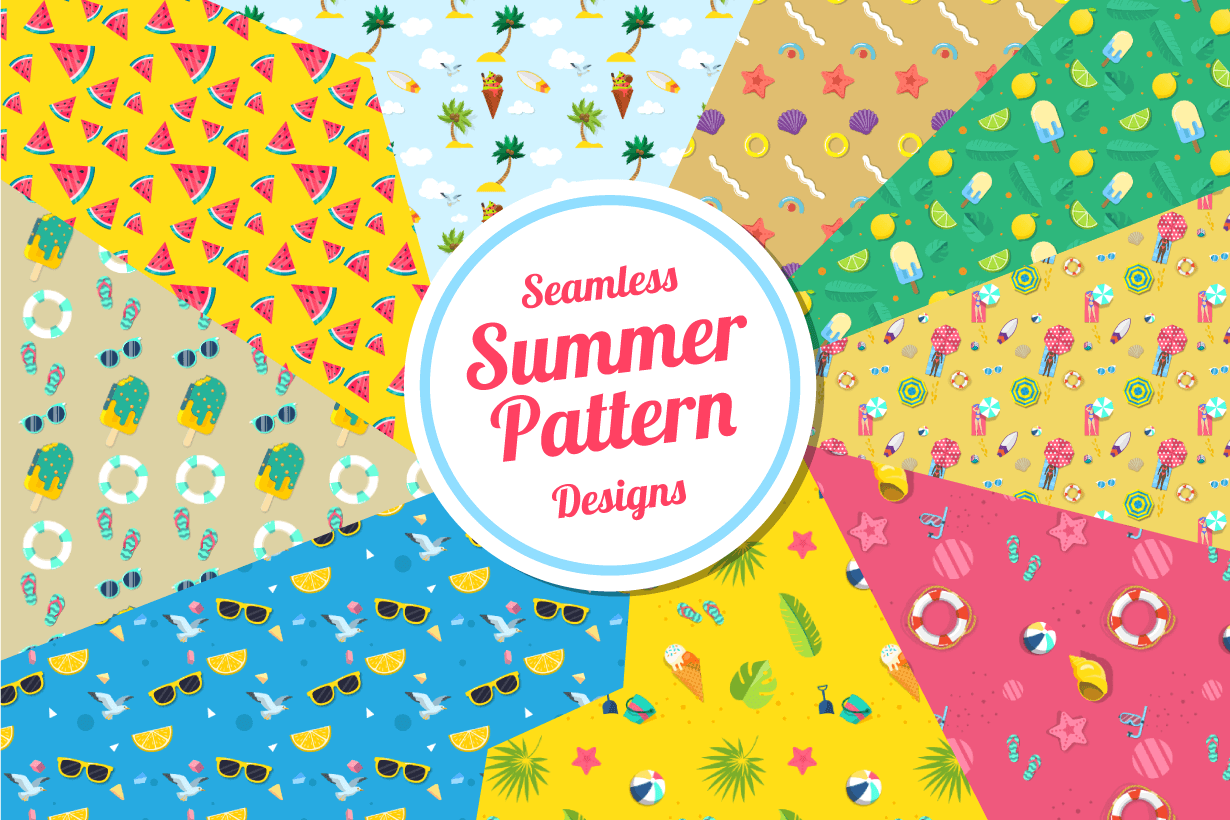 Seamless Summer Pattern Designs